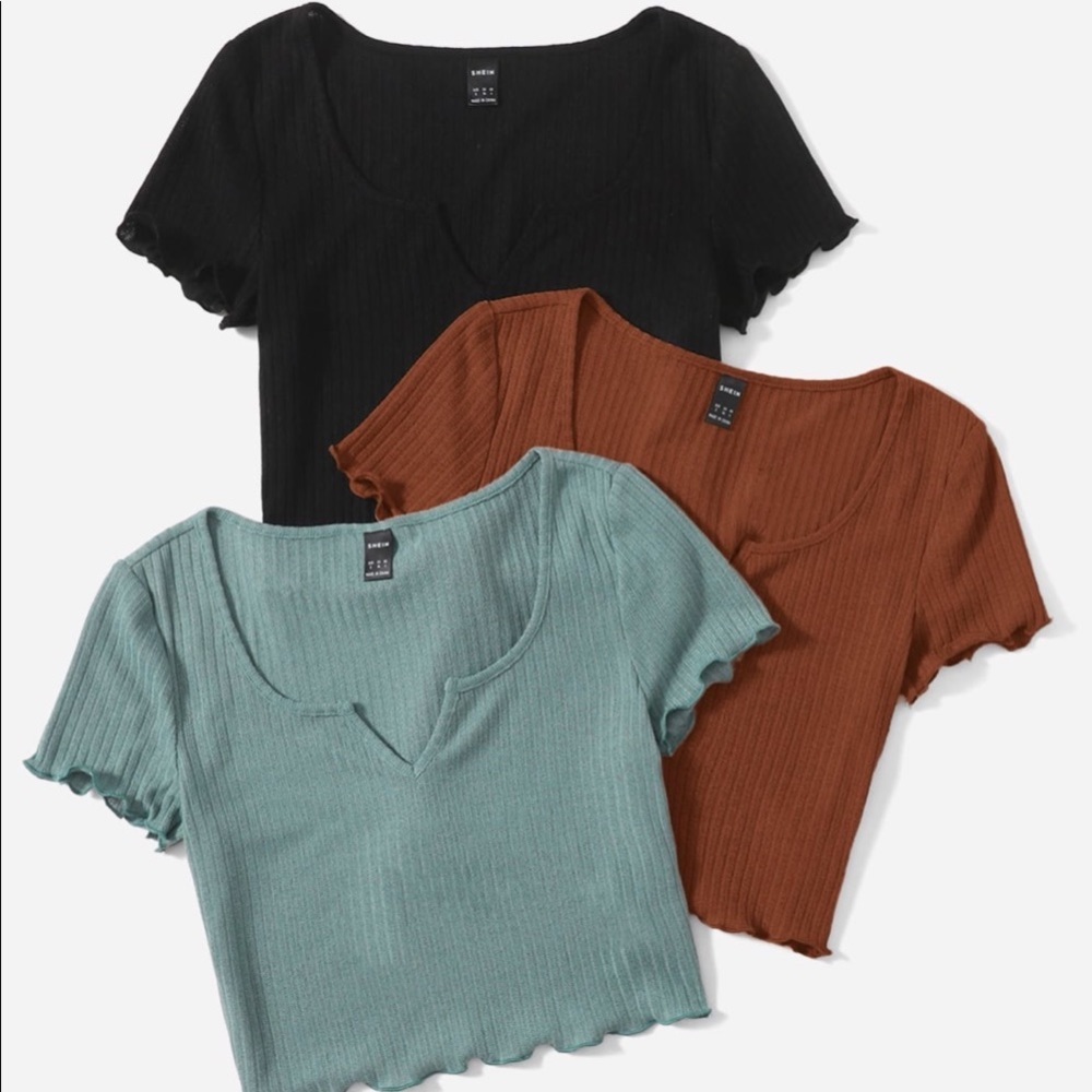 Set or 3 - black, light blue, light brown